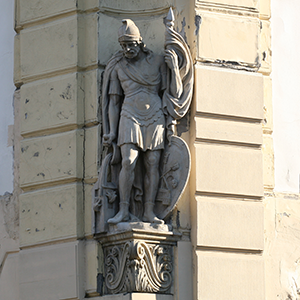 Szent Flórián-szobor a VII. kerületben