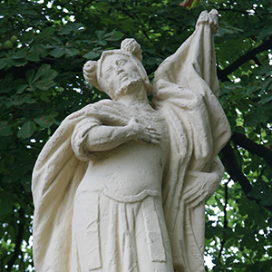 Szent Flórián-szobor Bólyon