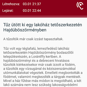 Továbbfejlesztették a VÉSZ-t