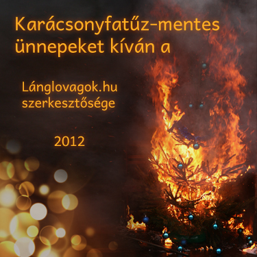 Karácsonyfatűz-mentes ünnepeket kíván a Lánglovagok.hu szerkesztősége