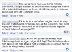 Facebookon mondott véleményt egy hivatásos tűzoltó