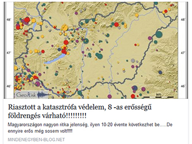 A mindenegyben-blog.net hamis riasztása