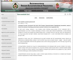 Első fokon bocsánatkérésre kötelezve a katasztrófavédelem