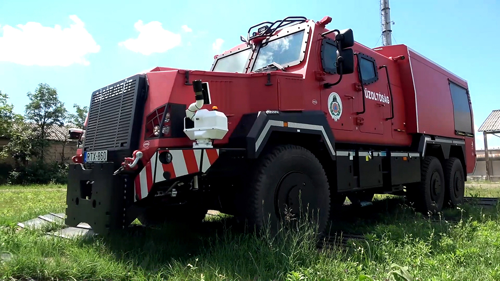 RDO-4336 Komondor-Gamma cserefelépítményes páncélozott tűzoltógépjármű bemutatása