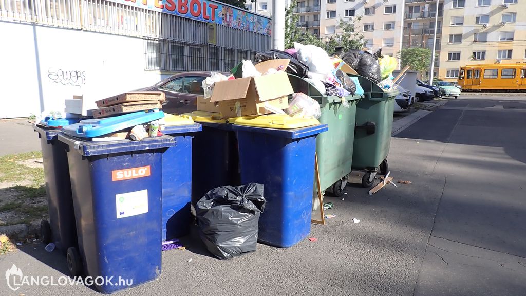 Fokozza a tűzveszélyt a szemétszállítók sztrájkja