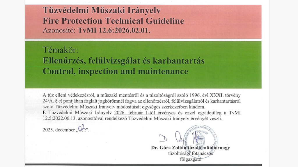 Módosul a karbantartás TvMI